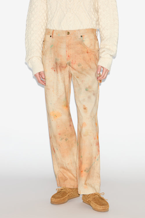 Pablo Printed Denim Pants Pablo Printed Denim Pants