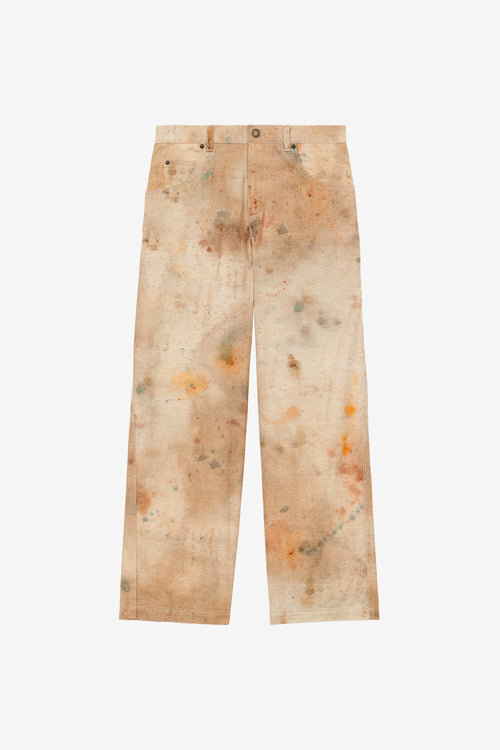 Pablo Printed Denim Pants Pablo Printed Denim Pants
