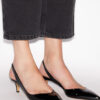 Padim High-Heeled Slingback Patent Leather Pumps Padim High-Heeled Slingback Patent Leather Pumps