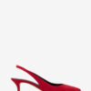 Padim High-Heeled Slingback Suede Leather Pumps Padim High-Heeled Slingback Suede Leather Pumps