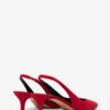Padim High-Heeled Slingback Suede Leather Pumps Padim High-Heeled Slingback Suede Leather Pumps