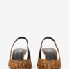 Padim Slingback Pumps in Leopard Suede Leather Padim Slingback Pumps in Leopard Suede Leather