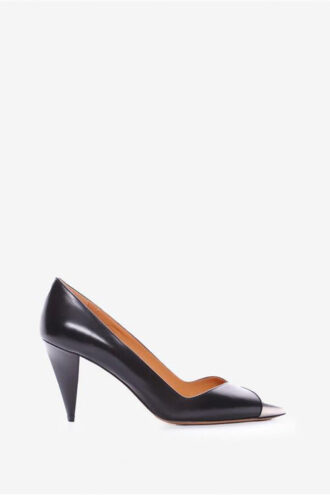 Palda Metal-Toecap Leather Pumps