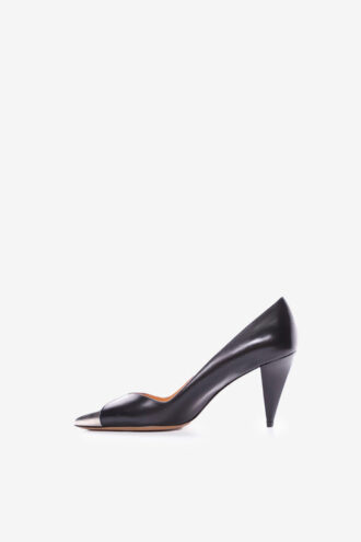 Palda Metal-Toecap Leather Pumps