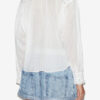 Pamiala Frilly Blouse in Plain-Colored Cotton Voile Pamiala Frilly Blouse in Plain-Colored Cotton Voile