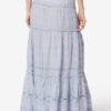 Paoline Frilly Cotton and Floral Lace Skirt Paoline Frilly Cotton and Floral Lace Skirt