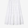 Paoline Frilly Cotton and Floral Lace Skirt Paoline Frilly Cotton and Floral Lace Skirt