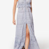 Paule Long Cotton and Floral Lace Dress Paule Long Cotton and Floral Lace Dress