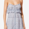 Paule Long Cotton and Floral Lace Dress Paule Long Cotton and Floral Lace Dress