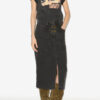 Pavina Denim Skirt with Snap Hooks