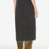 Pavina Denim Skirt with Snap Hooks