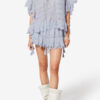 Payton Caftan Style Cotton and Floral Lace Top Payton Caftan Style Cotton and Floral Lace Top