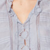 Payton Caftan Style Cotton and Floral Lace Top Payton Caftan Style Cotton and Floral Lace Top