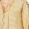 Payton Caftan Style Cotton and Floral Lace Top Payton Caftan Style Cotton and Floral Lace Top