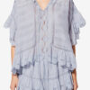Payton Caftan Style Cotton and Floral Lace Top Payton Caftan Style Cotton and Floral Lace Top
