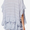 Payton Caftan Style Cotton and Floral Lace Top Payton Caftan Style Cotton and Floral Lace Top