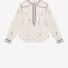 Pelson Embroidered Gauze Blouse Pelson Embroidered Gauze Blouse