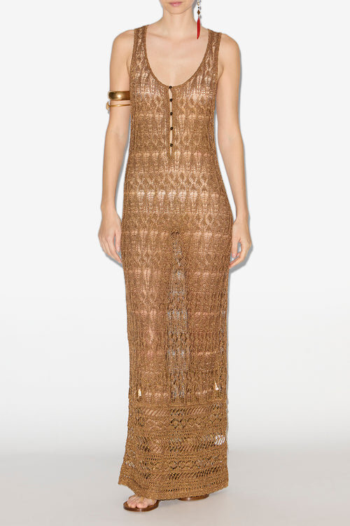 Pernille Long Fine Crochet Dress Pernille Long Fine Crochet Dress