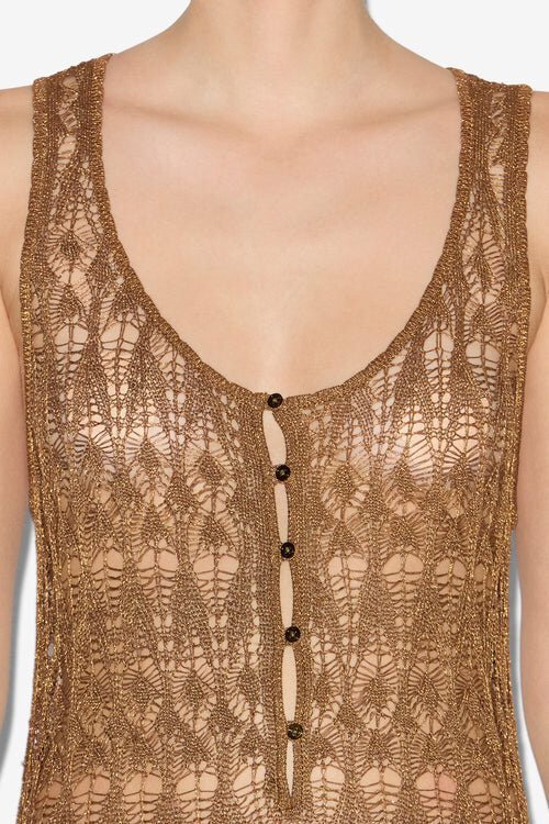 Pernille Long Fine Crochet Dress Pernille Long Fine Crochet Dress