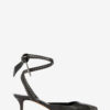 Pilvee High-Heeled Slingback Pumps in Studded Calfskin Leather Pilvee High-Heeled Slingback Pumps in Studded Calfskin Leather
