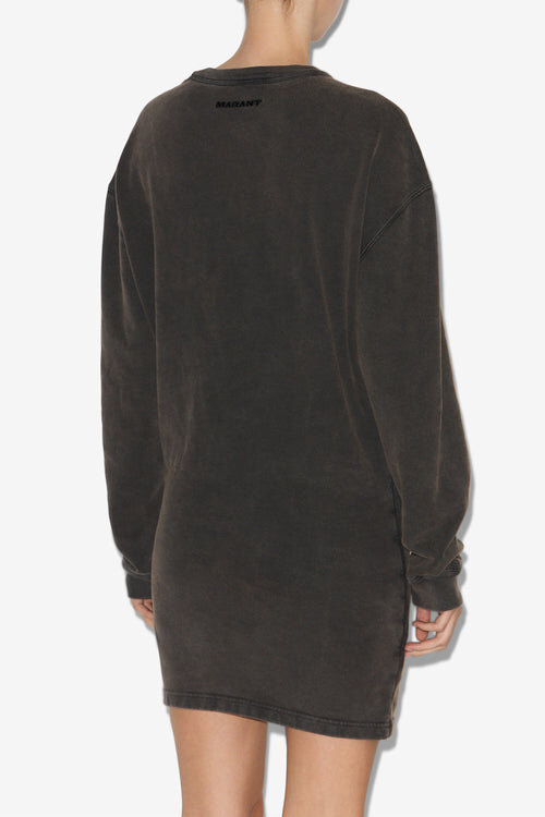 Pipper Draped Jersey Sweatshirt Dress Pipper Draped Jersey Sweatshirt Dress