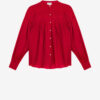 Plalia Gathered Cotton Voile Blouse Plalia Gathered Cotton Voile Blouse