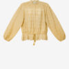 Polly Cotton and Floral Lace Blouse