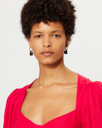 Polly Gold-Tone Hoop Earrings