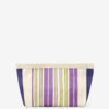 Powden Striped Nylon Clutch Bag Powden Striped Nylon Clutch Bag