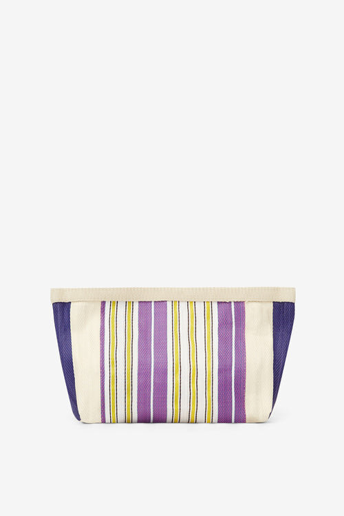 Powden Striped Nylon Clutch Bag Powden Striped Nylon Clutch Bag