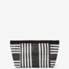 Powden Striped Nylon Clutch Bag Powden Striped Nylon Clutch Bag