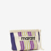 Powden Striped Nylon Clutch Bag Powden Striped Nylon Clutch Bag
