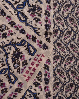 Printed Cotton Silk Scarf Luana