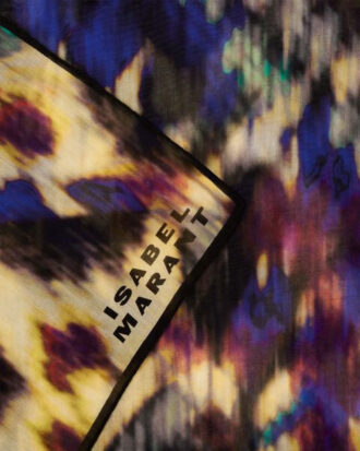 Printed Cotton Silk Scarf Luana