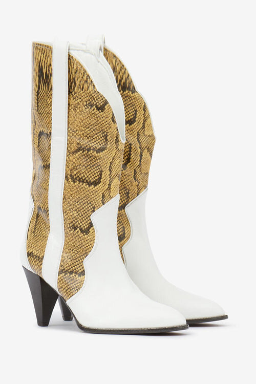 Printed Leather Ankle Boots Witney Printed Leather Ankle Boots Witney