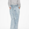 Prissa Cotton Sweatshirt with Structured Shoulders Prissa Cotton Sweatshirt with Structured Shoulders