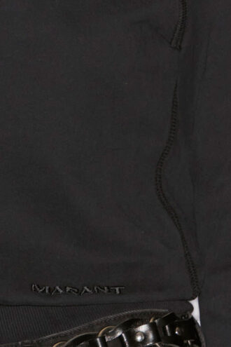 Prissa Cotton Sweatshirt with Structured Shoulders Prissa Cotton Sweatshirt with Structured Shoulders