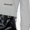 Prissa Cotton Sweatshirt with Structured Shoulders Prissa Cotton Sweatshirt with Structured Shoulders