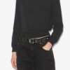 Prissa Cotton Sweatshirt with Structured Shoulders Prissa Cotton Sweatshirt with Structured Shoulders