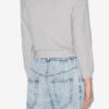 Prissa Cotton Sweatshirt with Structured Shoulders Prissa Cotton Sweatshirt with Structured Shoulders