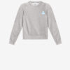 Prissa Cotton Sweatshirt with Structured Shoulders Prissa Cotton Sweatshirt with Structured Shoulders