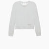 Prissa Cotton Sweatshirt with Structured Shoulders Prissa Cotton Sweatshirt with Structured Shoulders