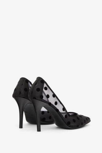 Pristy Polka Dot Tulle Pumps