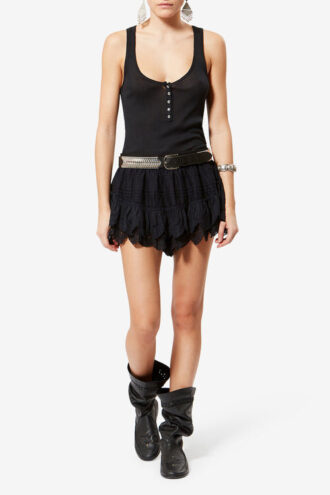 Puria Short Cotton Shorts with Embroidery Puria Short Cotton Shorts with Embroidery
