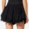 Puria Short Cotton Shorts with Embroidery