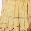 Puria Short Ruffled Cotton and Floral Lace Skort Puria Short Ruffled Cotton and Floral Lace Skort