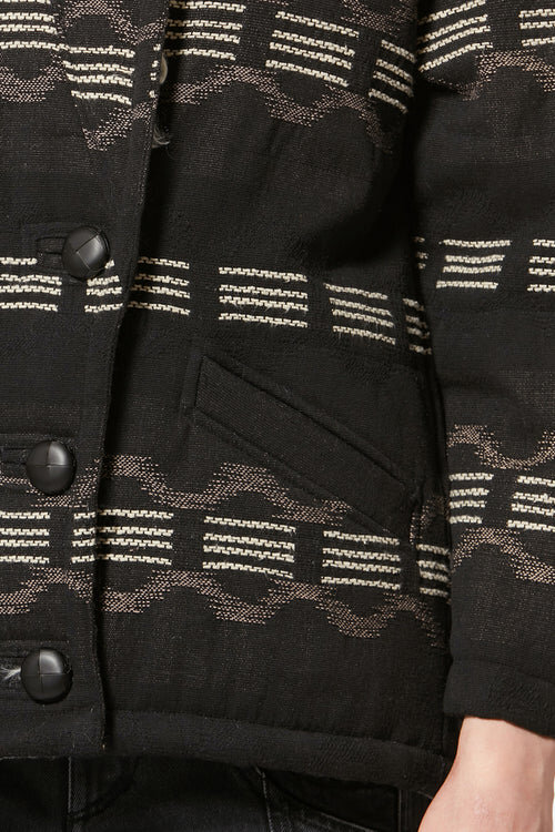 Qayla Short Jacquard Coat Qayla Short Jacquard Coat
