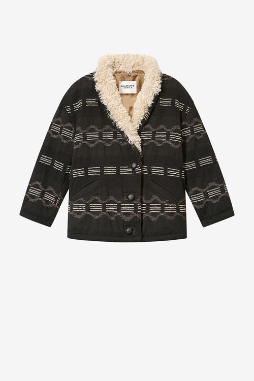 Qayla Short Jacquard Coat Qayla Short Jacquard Coat