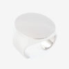 Quincy Cuff Bracelet in Silver-Finish Brass Quincy Cuff Bracelet in Silver-Finish Brass
