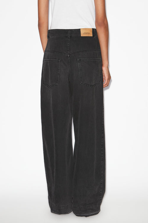 Rachelle Pleated Loose Fit Denim Jeans Rachelle Pleated Loose Fit Denim Jeans